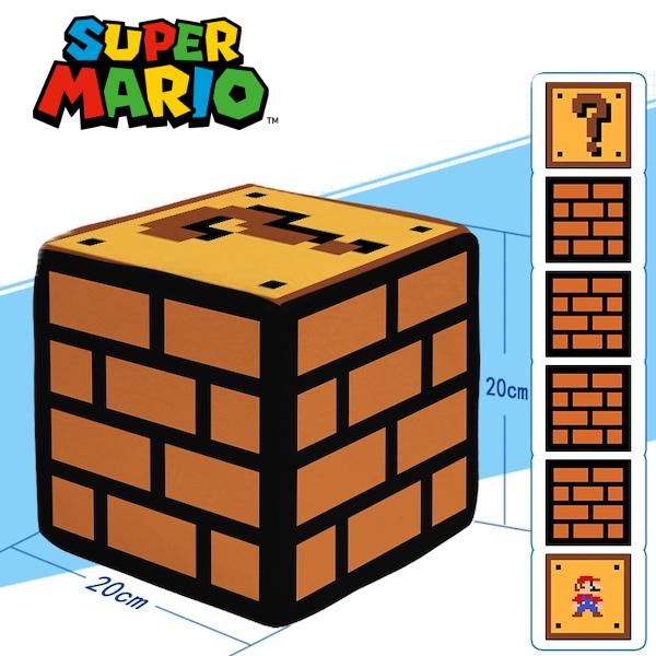 Super Mario: Square Brick Block Plush (20x20cm) - Neo Tokyo