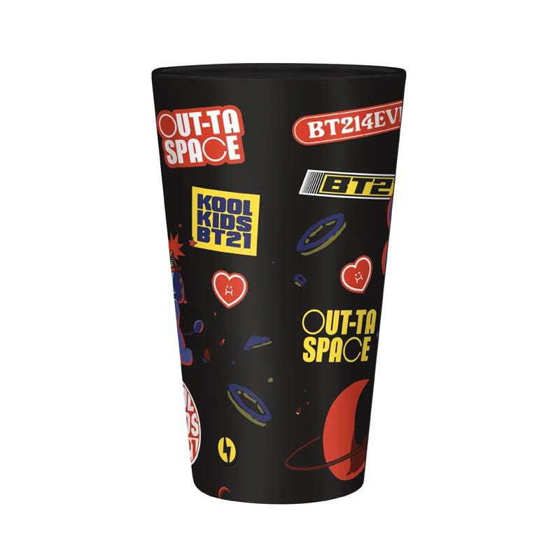 BT21: Space Squad Large Glass (400ml) - Neo Tokyo